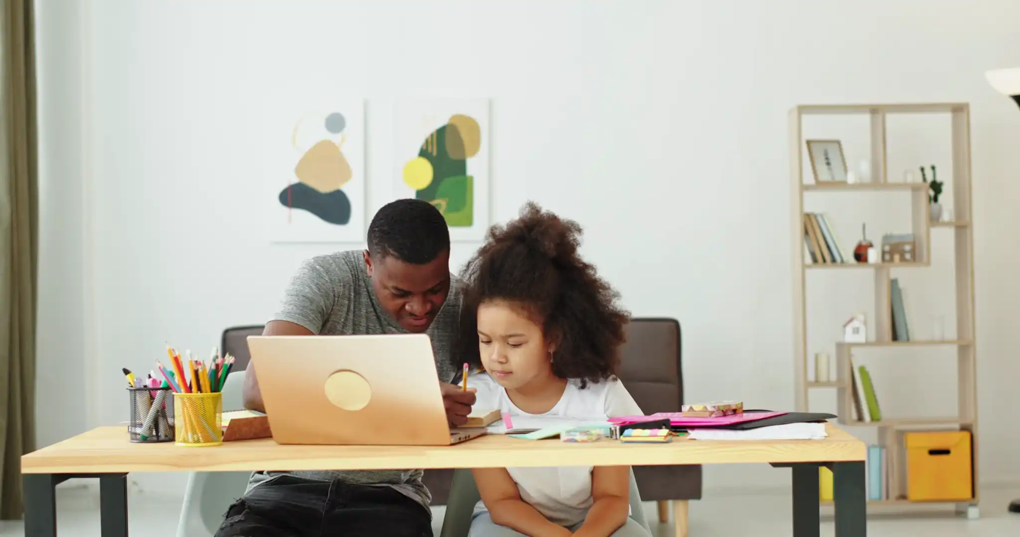 African family homeschooling